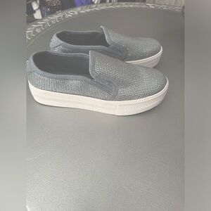 G by Guess Studded Denim Blue Sneakers